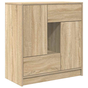 Credenza con Cassetti e Ante Rovere Sonoma 70,5x34x74,5 cm 861843