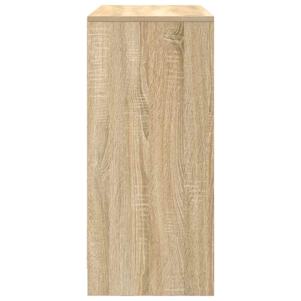 Credenza con Cassetti e Ante Rovere Sonoma 70,5x34x74,5 cm