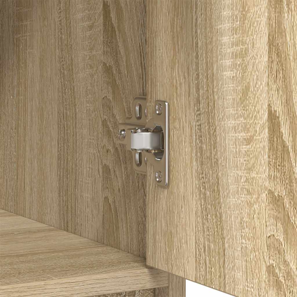 Credenza con Cassetti e Ante Rovere Sonoma 70,5x34x74,5 cm 861843