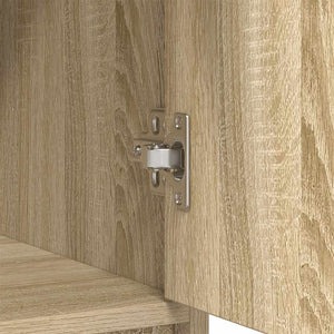 Credenza con Cassetti e Ante Rovere Sonoma 70,5x34x74,5 cm 861843