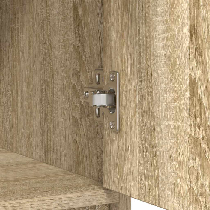 Credenza con Cassetti e Ante Rovere Sonoma 70,5x34x74,5 cm 861843