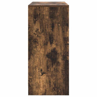 vidaXL Credenza con Cassetti e Ante Rovere Fumo 70,5x34x74,5 cm