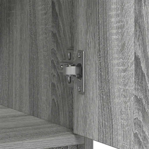 vidaXL Credenza con Cassetti e Ante Grigio Sonoma 70,5x34x74,5 cm