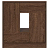 vidaXL Credenza con Cassetti e Ante Rovere Marrone 70,5x34x74,5 cm