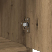 Credenza con Cassetti e Ante Rovere Artigianale 70,5x34x74,5 cm 861849