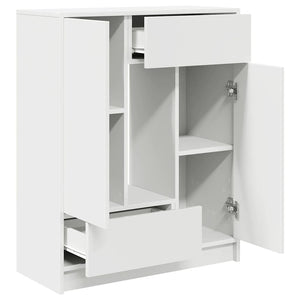 vidaXL Credenza con Cassetti e Ante Bianco 73x31x90 cm