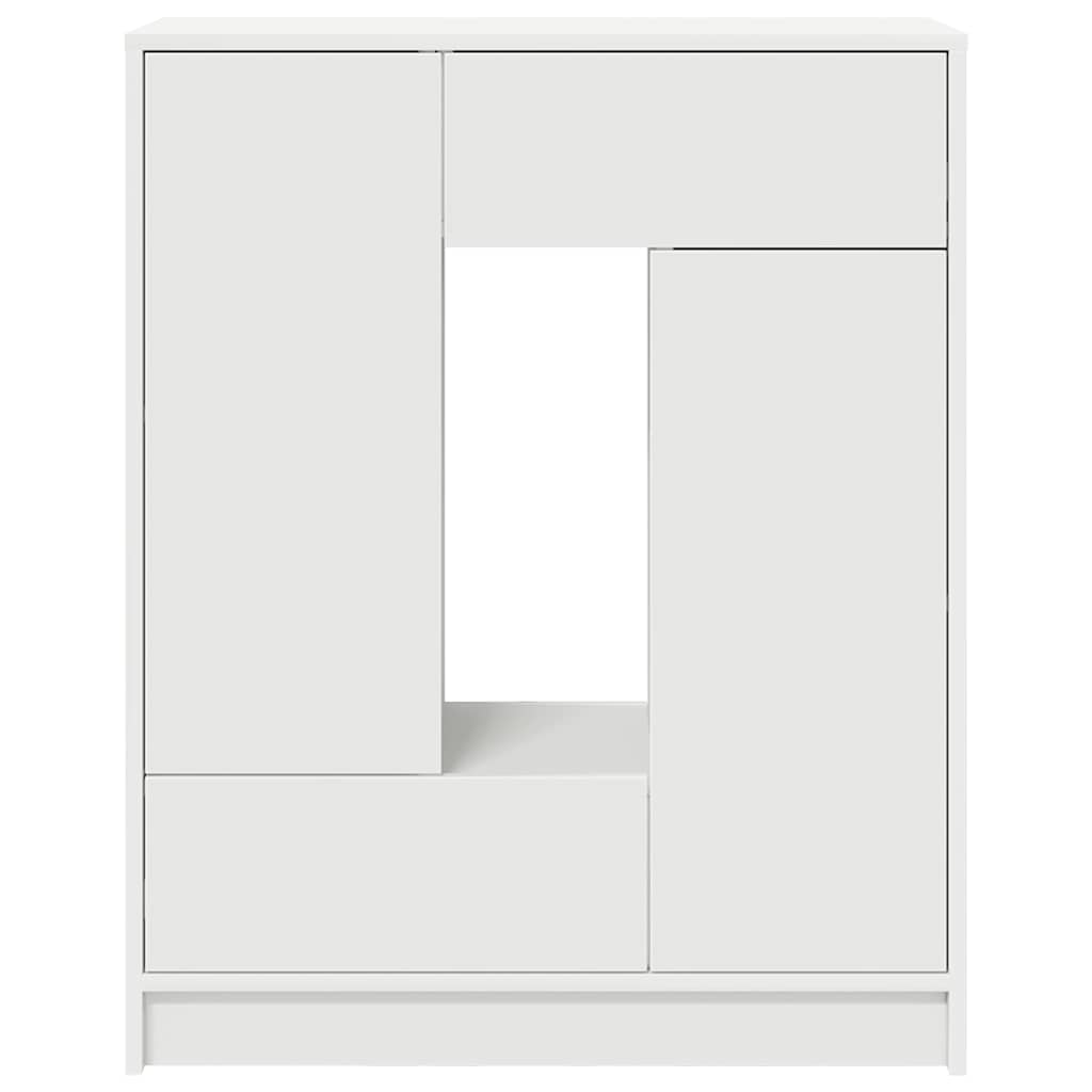 vidaXL Credenza con Cassetti e Ante Bianco 73x31x90 cm