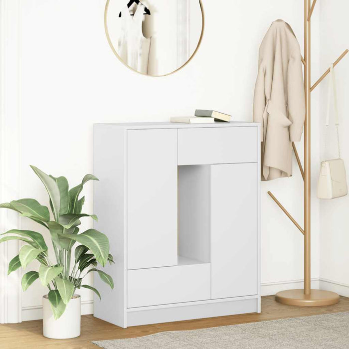 vidaXL Credenza con Cassetti e Ante Bianco 73x31x90 cm