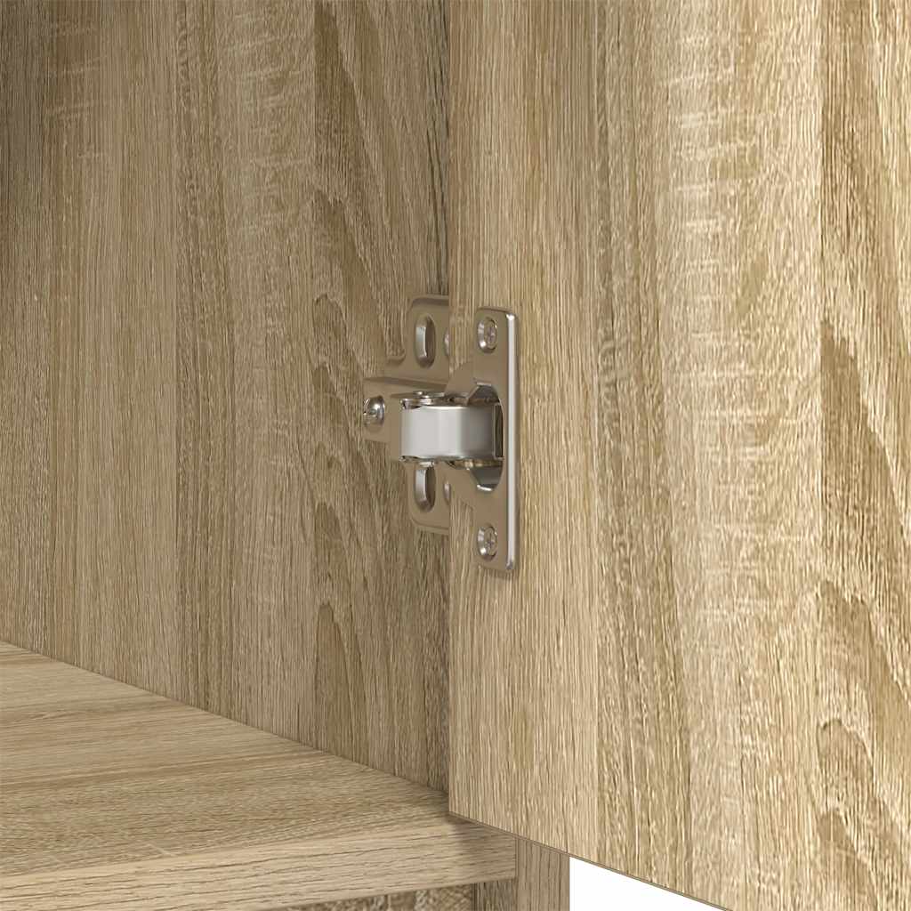 vidaXL Credenza con Cassetti e Ante Rovere Sonoma 73x31x90 cm