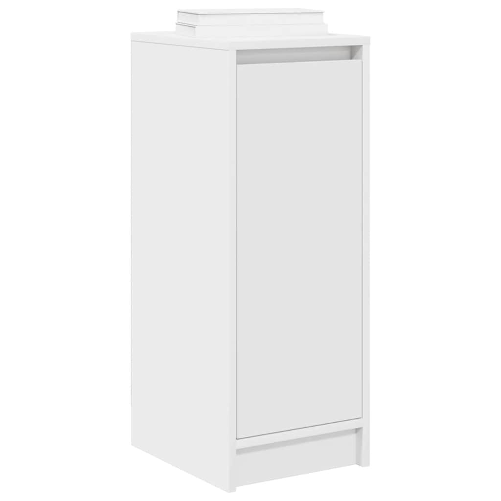 Scarpiera Bianca 29,5x34x76 cm in Legno Multistrato 861859
