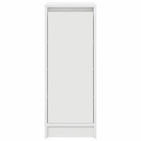 Scarpiera Bianca 29,5x34x76 cm in Legno Multistrato 861859