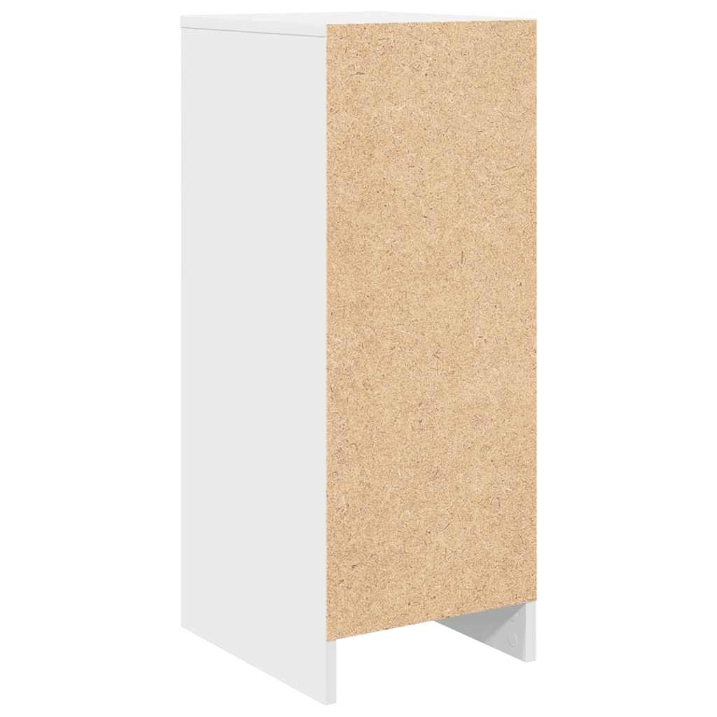 Scarpiera Bianca 29,5x34x76 cm in Legno Multistrato 861859