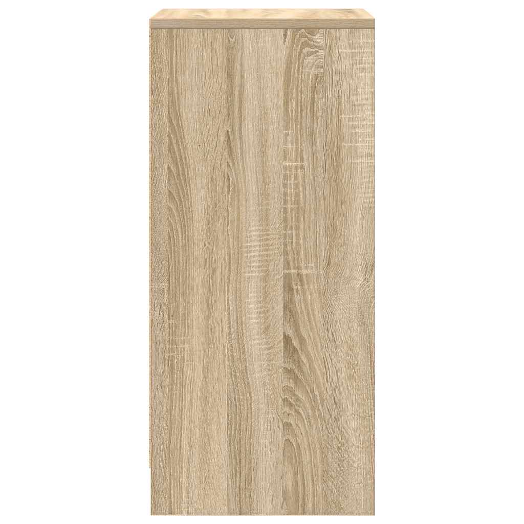 Scarpiera Rovere Sonoma 29,5x34x76 cm in Legno Multistrato 861861
