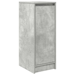 Scarpiera Grigio Cemento 29,5x34x76 cm in Legno Multistrato 861862