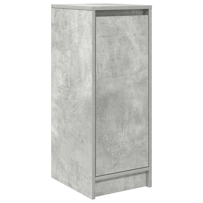 Scarpiera Grigio Cemento 29,5x34x76 cm in Legno Multistrato 861862