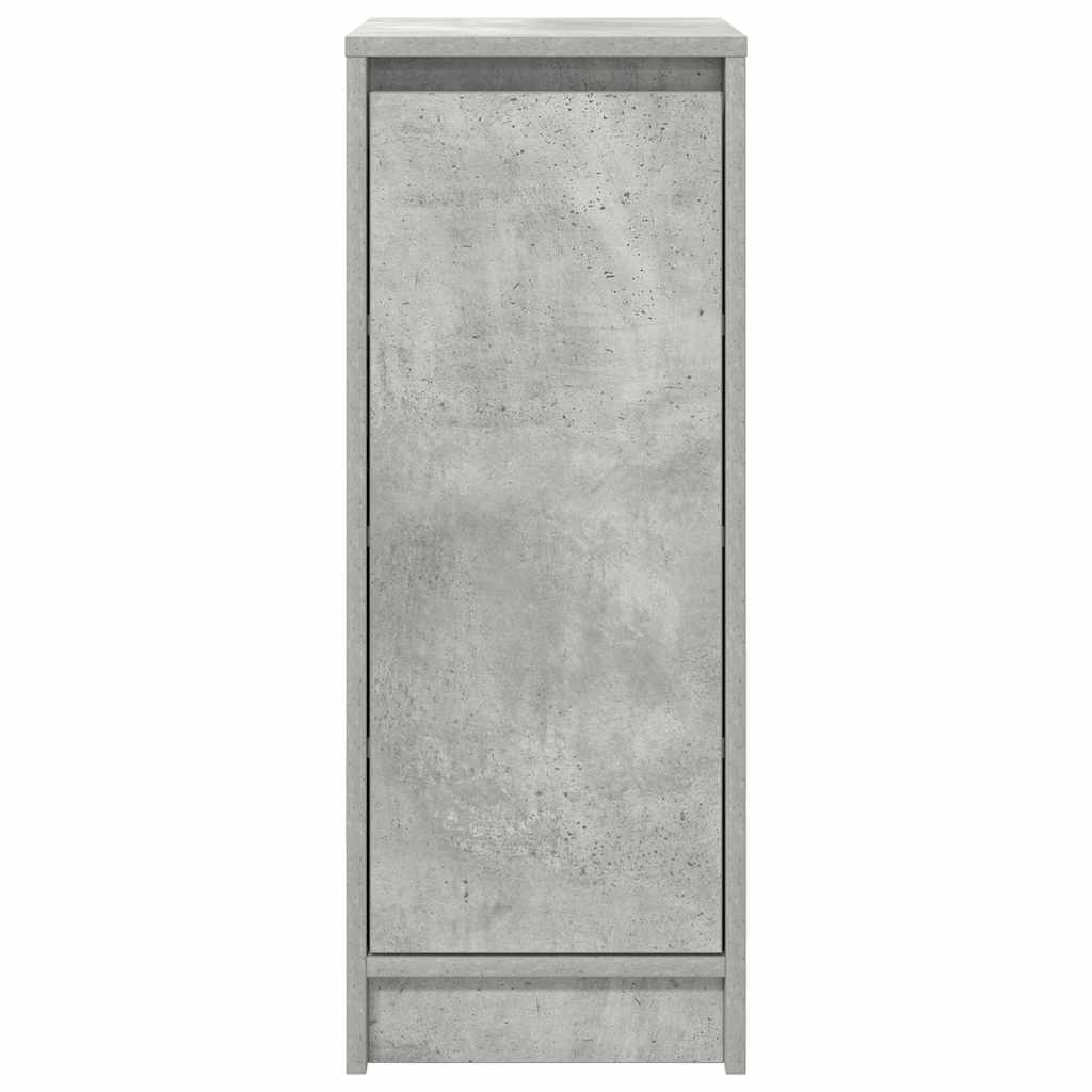 Scarpiera Grigio Cemento 29,5x34x76 cm in Legno Multistrato 861862