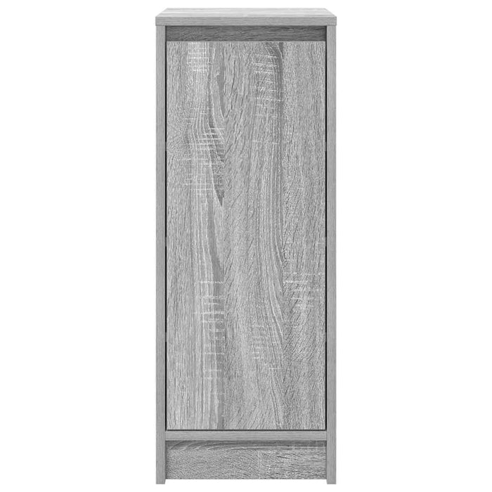Scarpiera Grigio Sonoma 29,5x34x76 cm in Legno Multistrato 861864