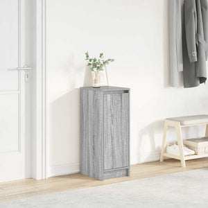vidaXL Scarpiera Grigio Sonoma 29,5x34x76 cm in Legno Multistrato