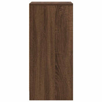 Scarpiera Rovere Marrone 29,5x34x76 cm in Legno Multistrato 861865