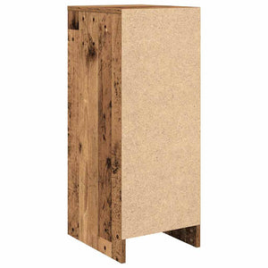 vidaXL Scarpiera Legno Antico 29,5x34x76 cm in Legno Multistrato