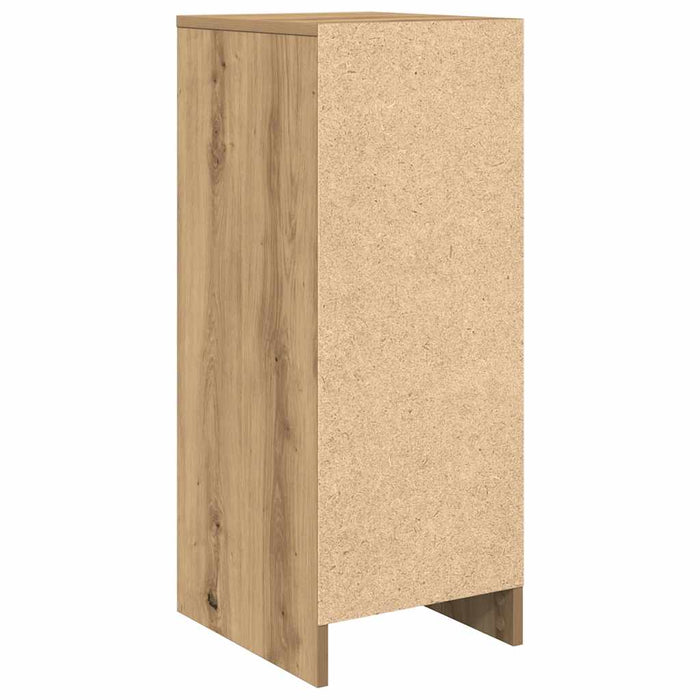 vidaXL Scarpiera Rovere Artigianale 29,5x34x76 cm in Legno Multistrato