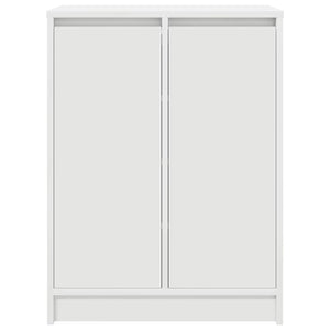 Scarpiera Bianca 57x34x76 cm in Legno Multistrato