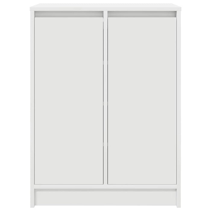 Scarpiera Bianca 57x34x76 cm in Legno Multistrato