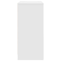 Scarpiera Bianca 57x34x76 cm in Legno Multistrato