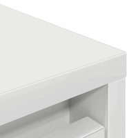 Scarpiera Bianca 57x34x76 cm in Legno Multistrato