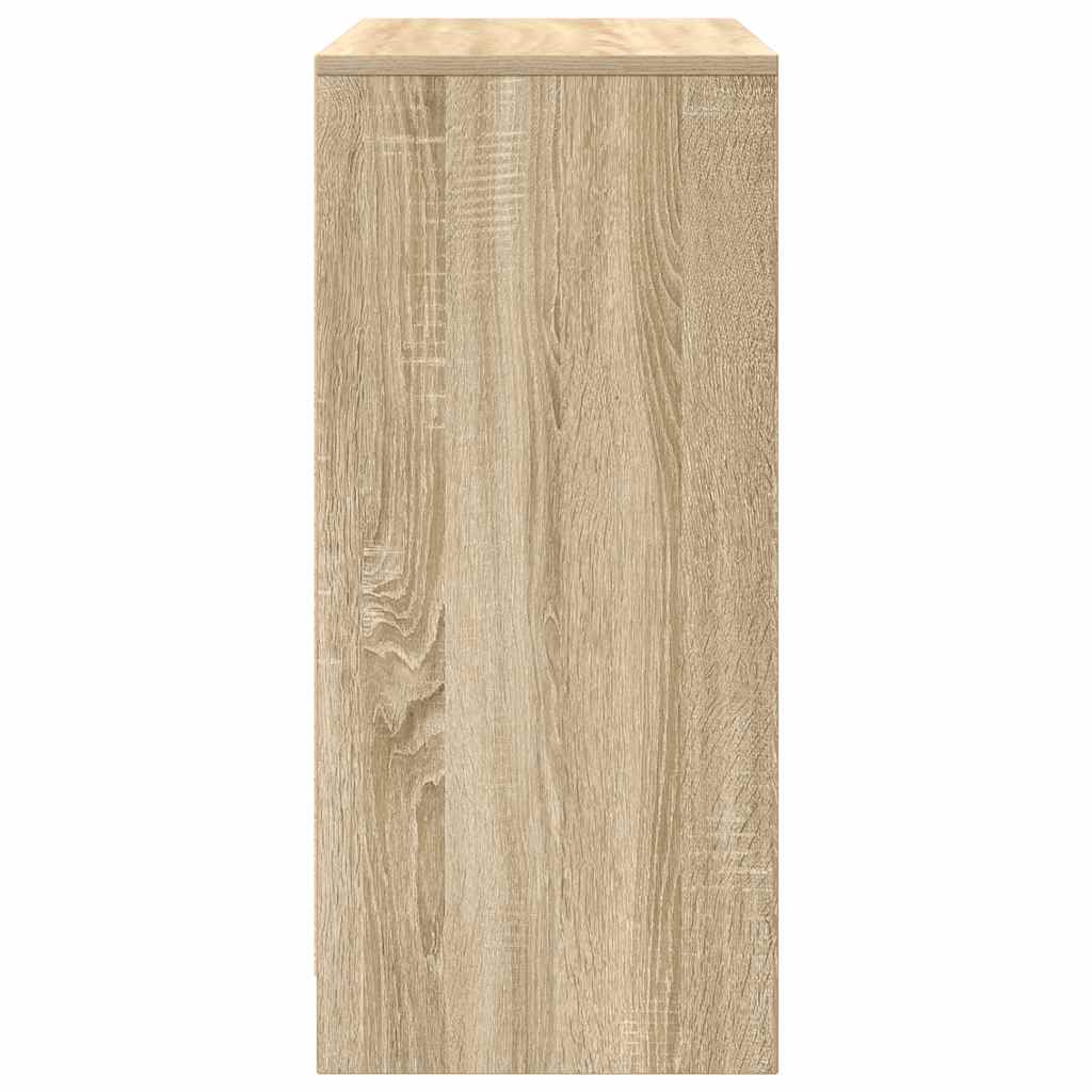 vidaXL Scarpiera Rovere Sonoma 57x34x76 cm in Legno Multistrato