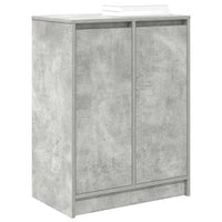 Scarpiera Grigio Cemento 57x34x76 cm in Legno Multistrato 861871