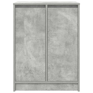 Scarpiera Grigio Cemento 57x34x76 cm in Legno Multistrato 861871