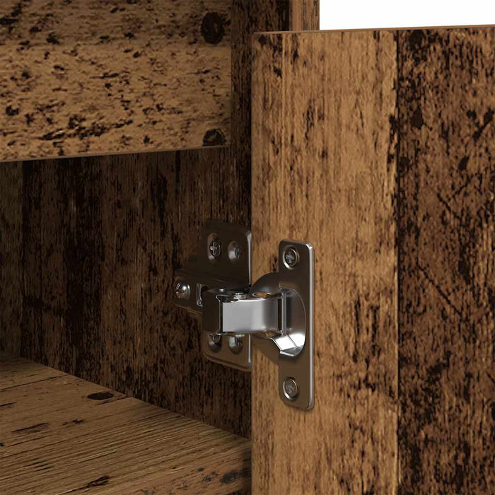 Scarpiera Legno Antico 57x34x76 cm in Legno Multistrato 861875