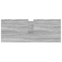 Mobile Lavabo da Bagno con Cassetti Grigio Sonoma 90x34,5x60 cm