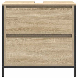 Mobile Lavabo da Bagno-Armadietto da bagno con Cassetti Rovere Sonoma 60x34,5x60 cm