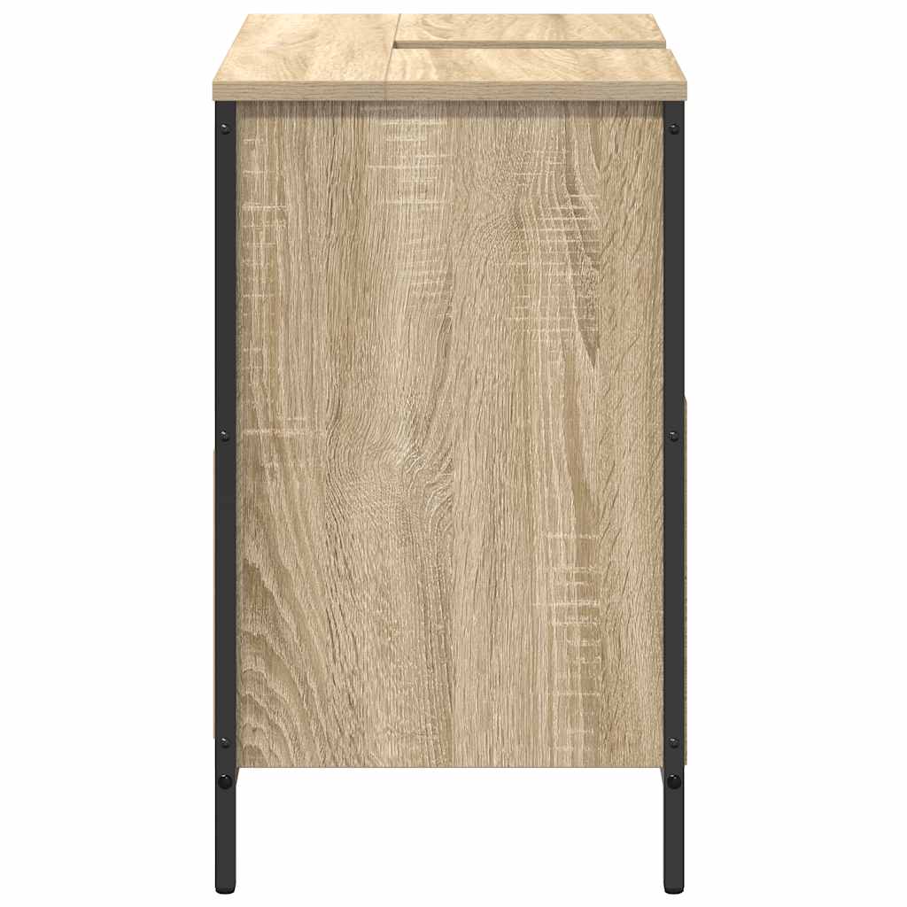 Mobile Lavabo da Bagno-Armadietto da bagno con Cassetti Rovere Sonoma 60x34,5x60 cm
