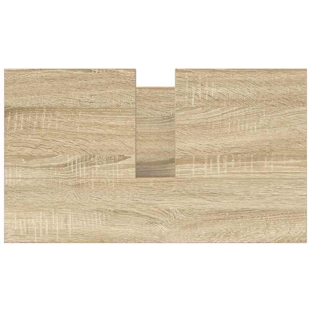 Mobile Lavabo da Bagno con Cassetti Rovere Sonoma 60x34,5x60 cm