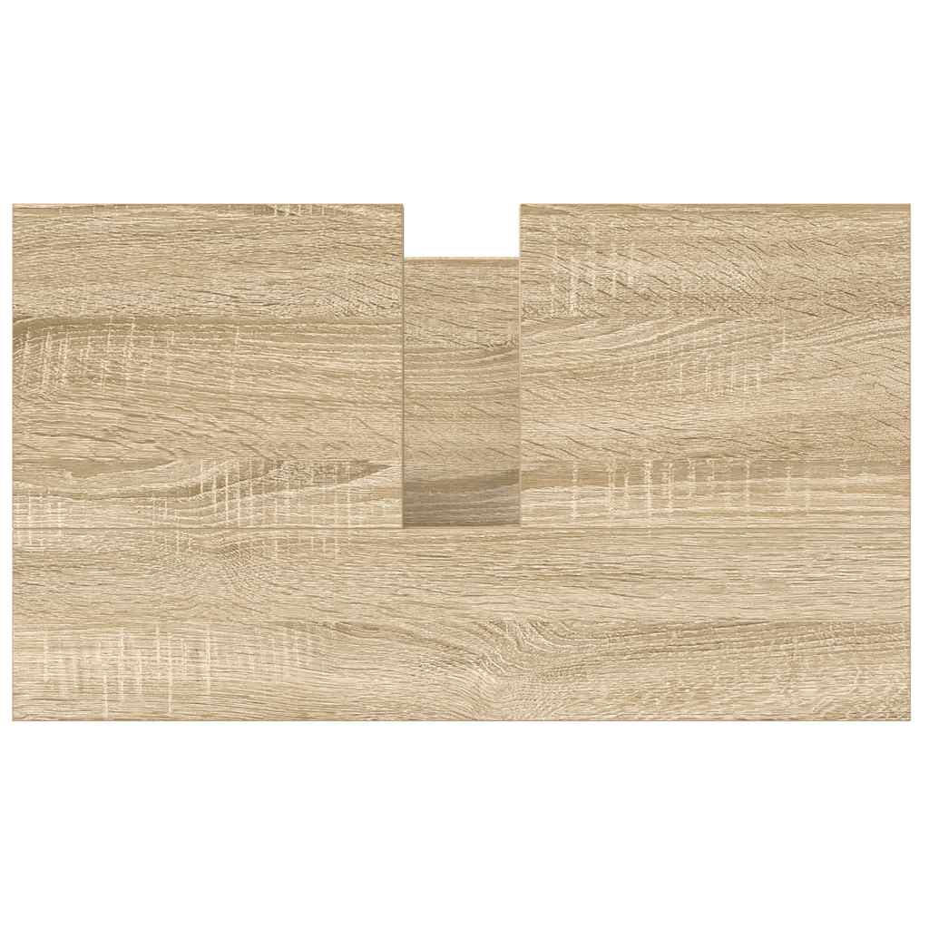 Mobile Lavabo da Bagno con Cassetti Rovere Sonoma 60x34,5x60 cm 861883