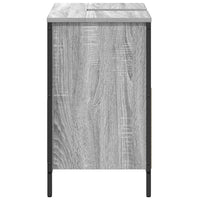vidaXL Mobile Lavabo da Bagno con Cassetti Grigio Sonoma 60x34,5x60 cm