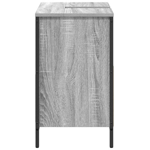 vidaXL Mobile Lavabo da Bagno con Cassetti Grigio Sonoma 60x34,5x60 cm