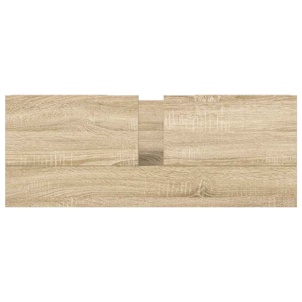 Mobile Lavabo con Cassetti Rovere Sonoma 90x34,5x60 cm 861888