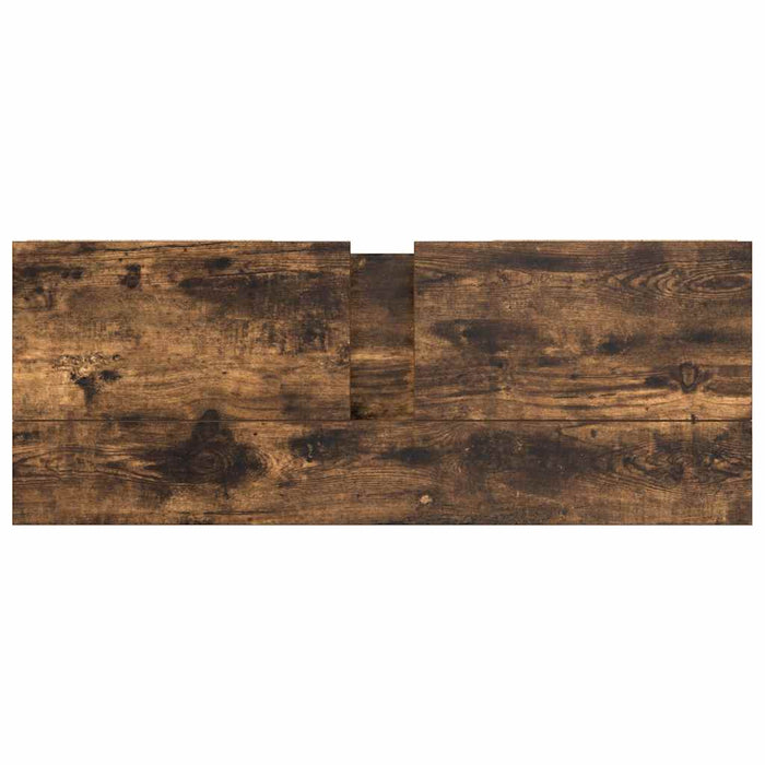 Mobile Lavabo con Cassetti Rovere Fumo 90x34,5x60 cm