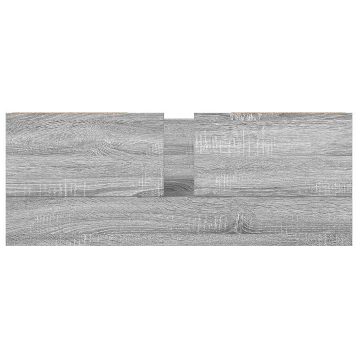 vidaXL Mobile Lavabo con Cassetti Grigio Sonoma 90x34,5x60 cm