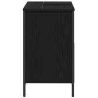 Mobile Lavabo da Bagno Nero 60x34,5x60 cm 861892