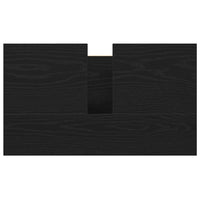 Mobile Lavabo da Bagno Nero 60x34,5x60 cm 861892