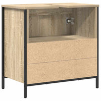 Mobile Lavabo da Bagno Rovere Sonoma 60x34,5x60 cm 861893