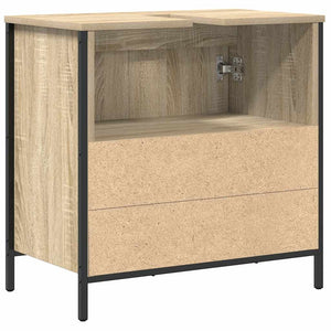 Mobile Lavabo da Bagno-Armadietto da bagno Rovere Sonoma 60x34,5x60 cm