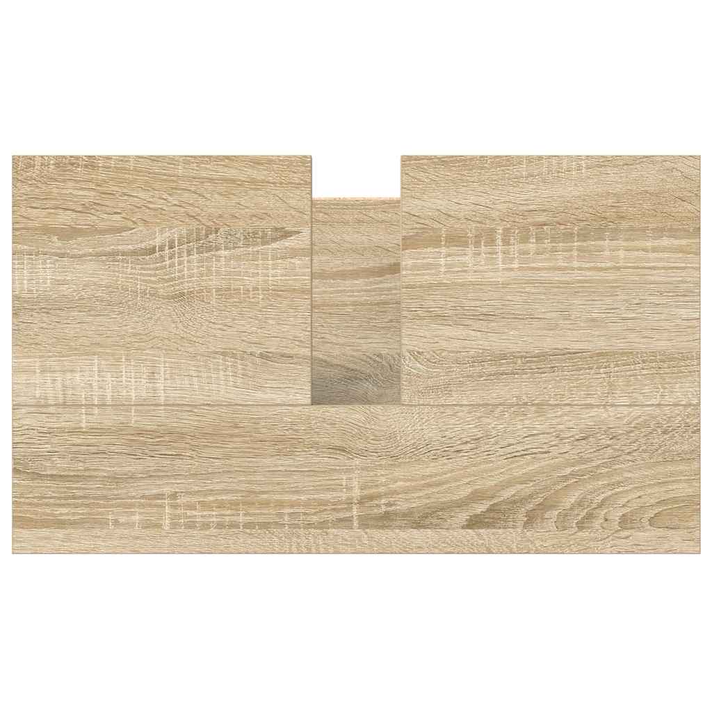 vidaXL Mobile Lavabo da Bagno Rovere Sonoma 60x34,5x60 cm