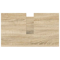 vidaXL Mobile Lavabo da Bagno Rovere Sonoma 60x34,5x60 cm