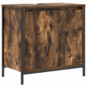 Mobile Lavabo da Bagno Rovere Fumo 60x34,5x60 cm 861894